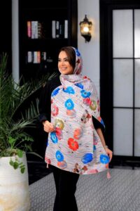 شال طرح دار کد224