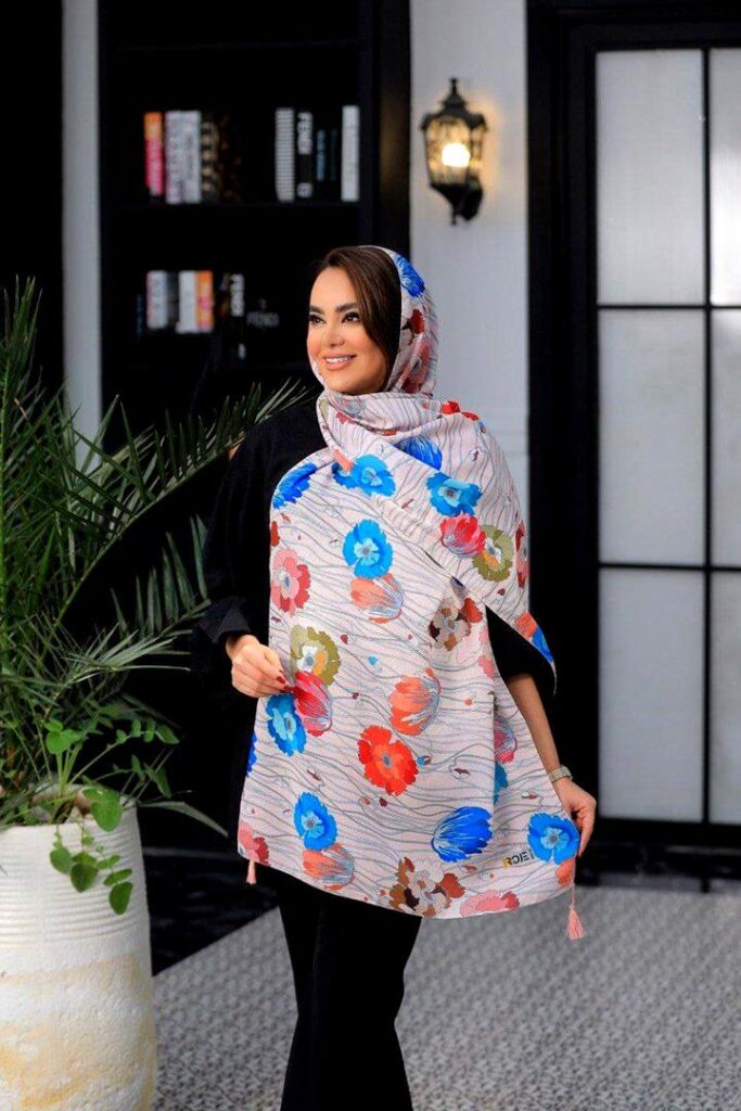 شال طرح دار کد224