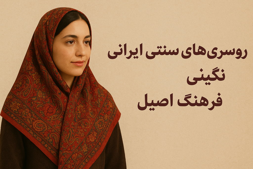 روسری‌های سنتی ایرانی؛ جلوه‌ای از اصالت، هنر و زنانگی